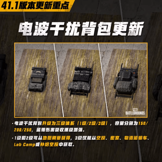 变成扫描仪了！吃鸡新赛季电波干扰背包重做