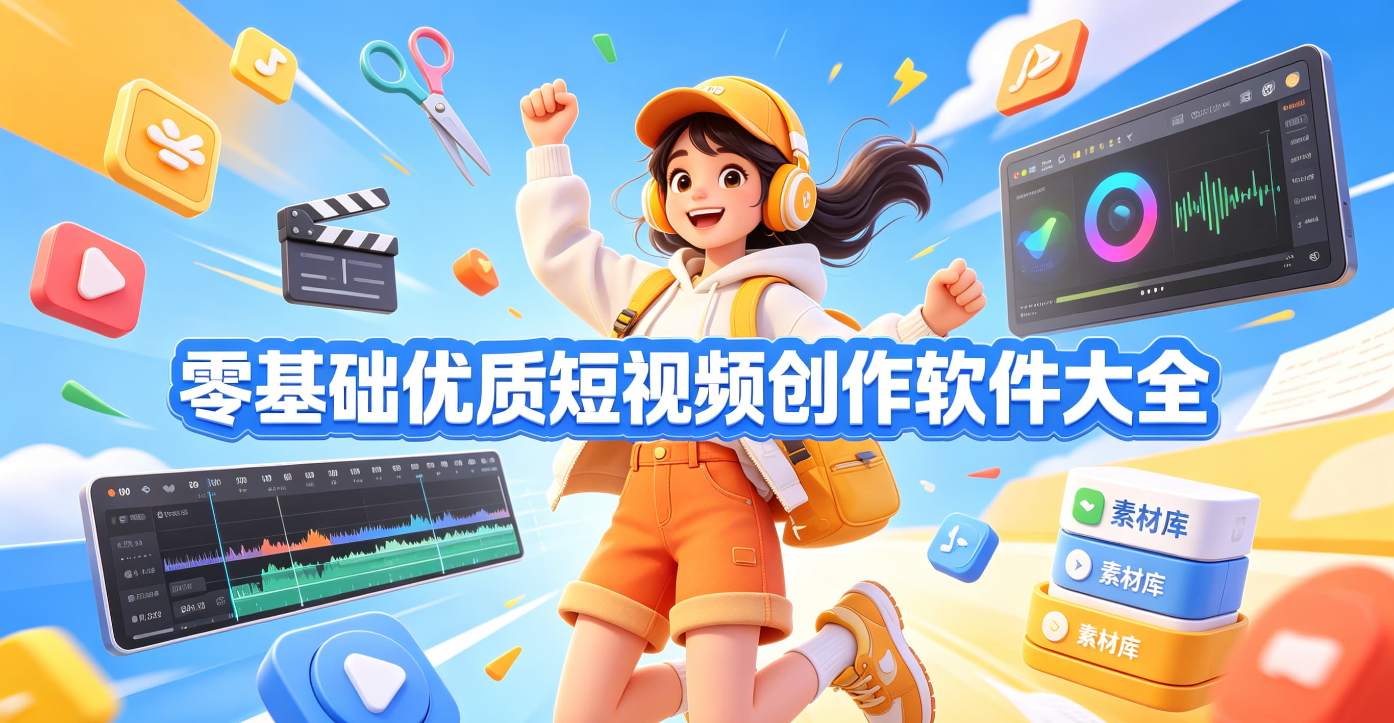 零基础优质短视频创作软件大全
