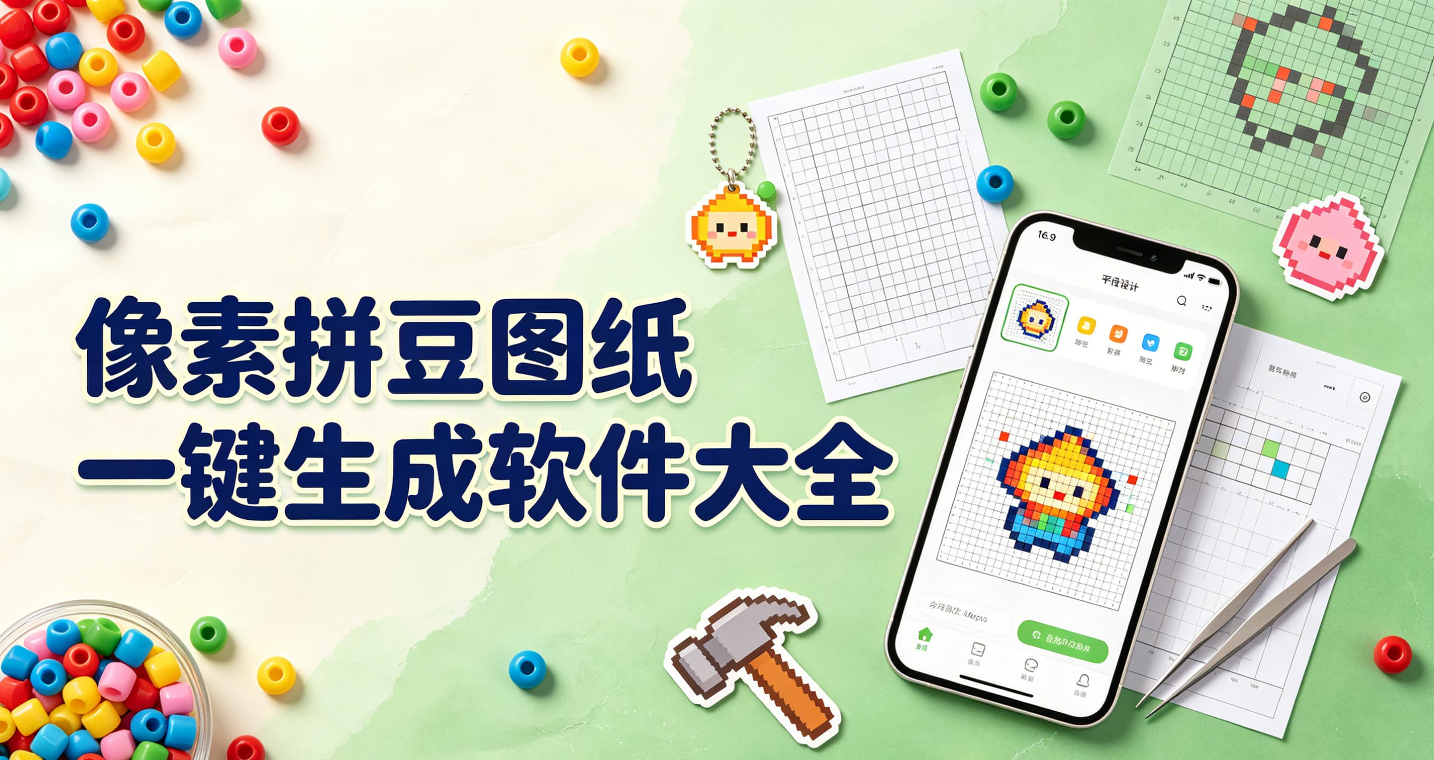 像素拼豆图纸一键生成软件大全