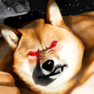恐怖肌肉柴犬