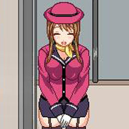 电梯女孩像素