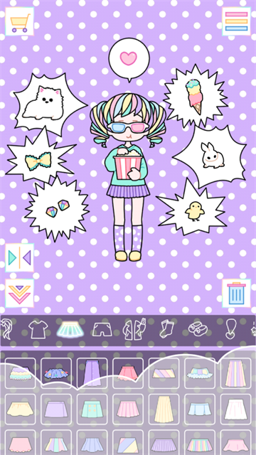 粉彩女孩