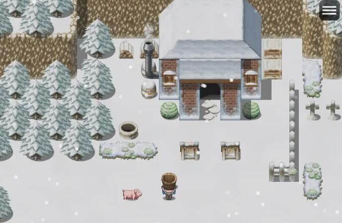 青色的雪之屋