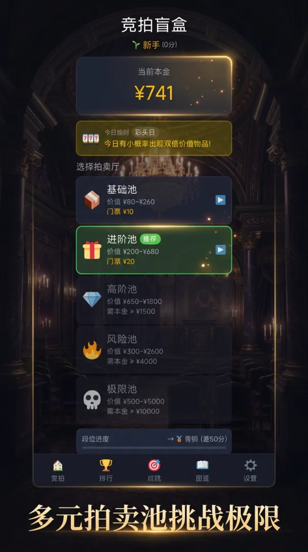 竞拍盲盒