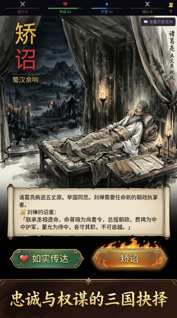 矫诏：蜀汉余响