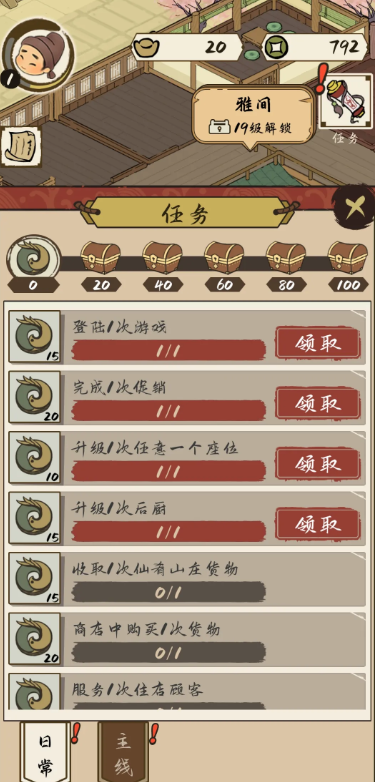 打尖还是住店