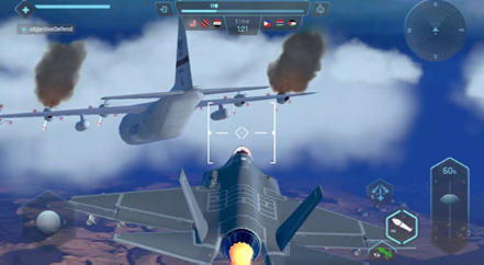 天空战士空中战斗