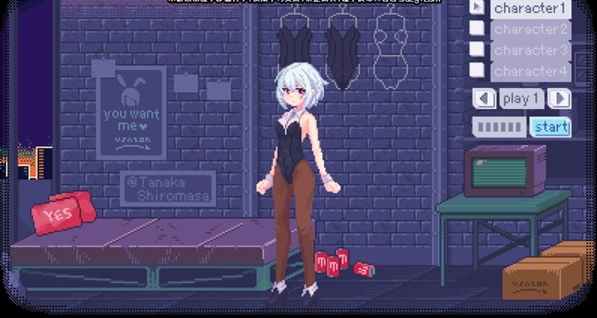 像素兔女郎