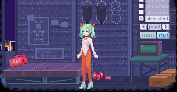 像素兔女郎