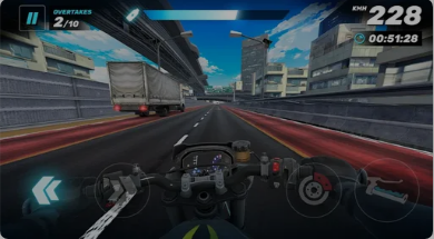 公路摩托冲刺