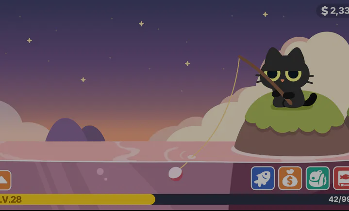 桌宠钓鱼猫