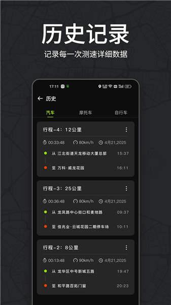 测速仪车速测速