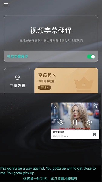 实时字幕翻译app