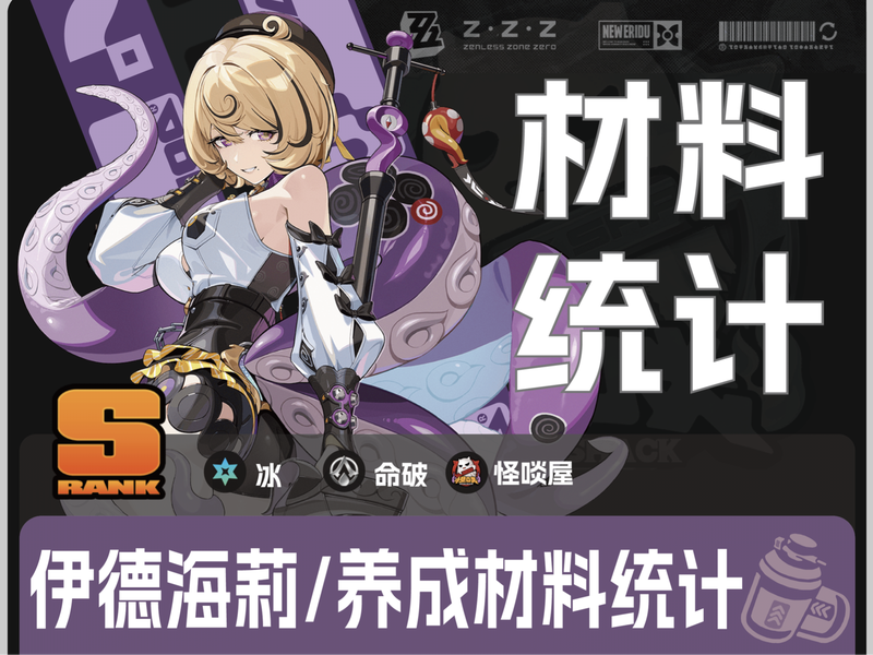 伊德海莉｜养成材料统计
